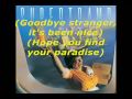 Goodbye Stranger Lyrics